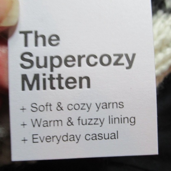 Sonoma Super cozy hat w pom & mittens retro boho vibe soft cozy yarns - Picture 10 of 15